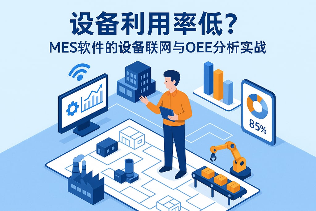 设备利用率低？MES软件的设备联网与OEE分析实战  